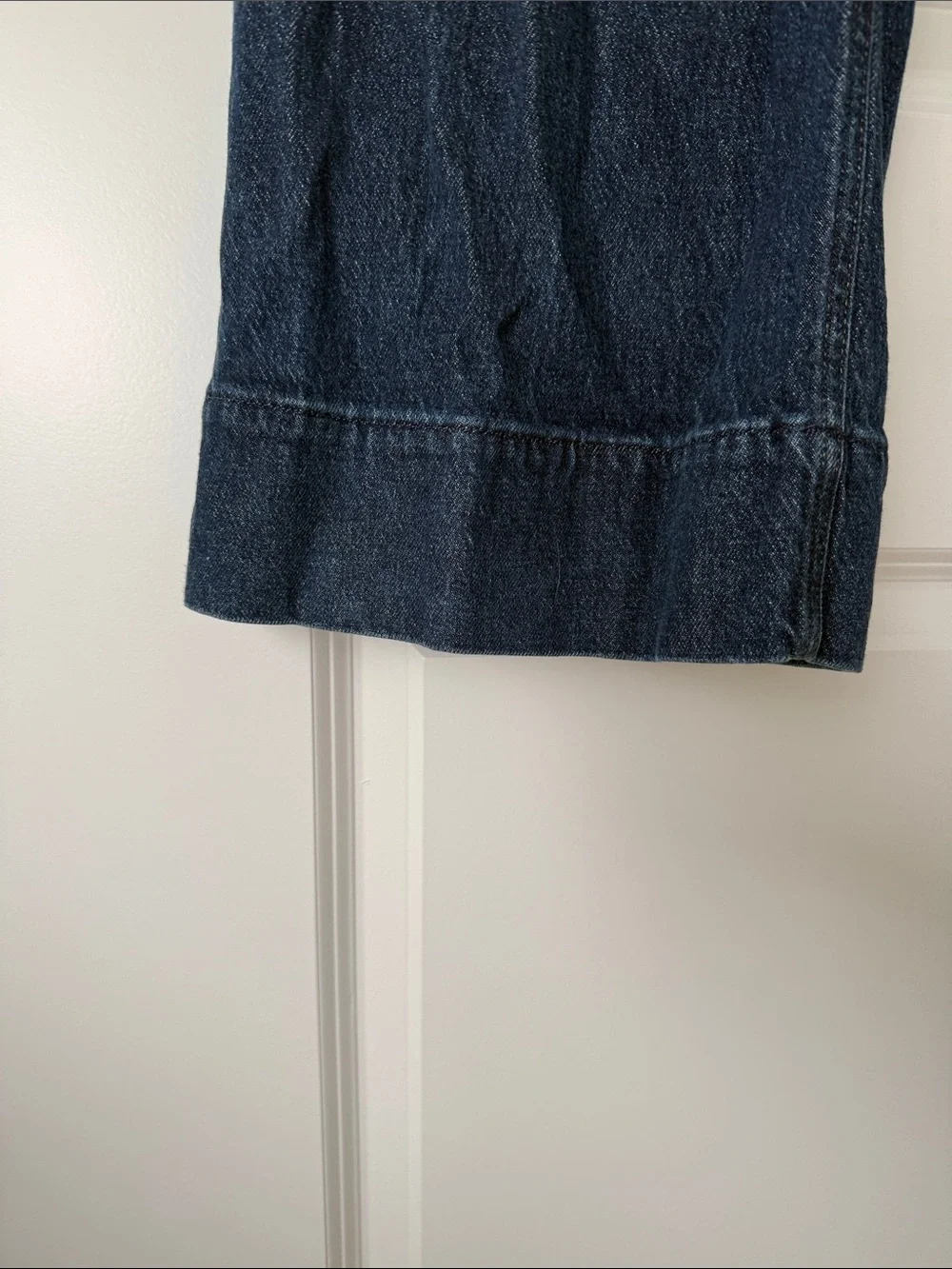 NWOT J. Crew Denim Trouser Jeans Fiorellas Wash High Waist Wide Leg 29 Tall 29T